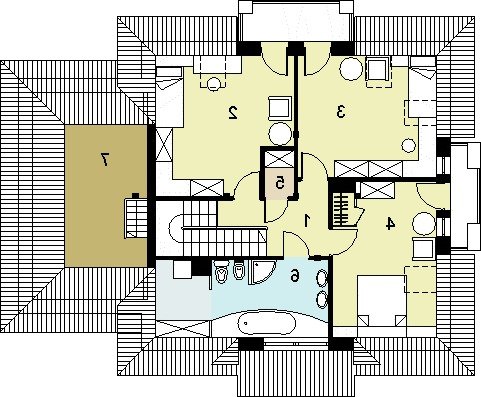 RZUT PODDASZA HG-I18A - wersja lustrzana