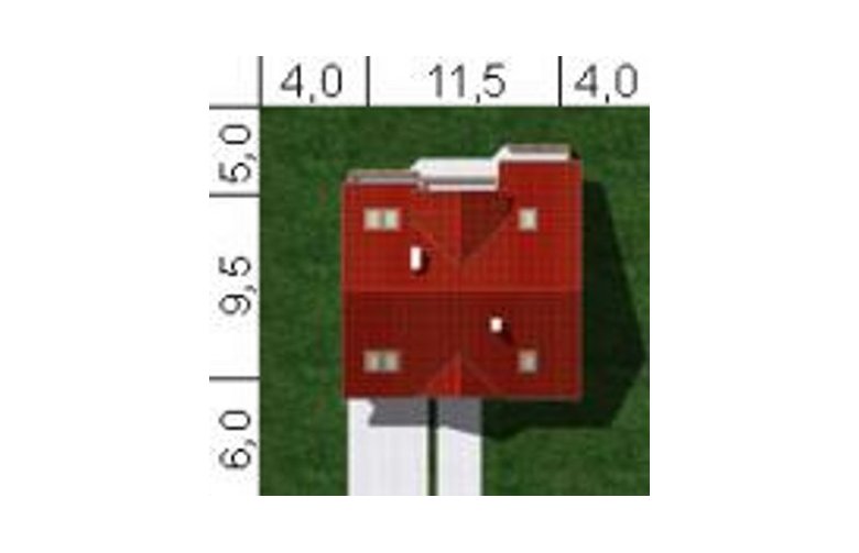 Projekt domu jednorodzinnego HG-C1b - Usytuowanie