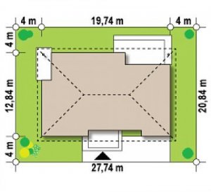 Usytuowanie budynku Z153