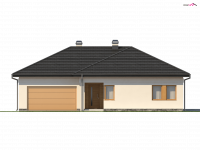 Elewacja projektu Z204 - 3 - wersja lustrzana