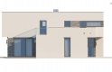 Projekt domu piętrowego Zx46 - elewacja 4