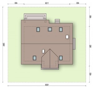 Usytuowanie budynku Marcello w wersji lustrzanej