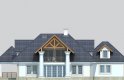 Projekt domu piętrowego LK&880 - elewacja 2