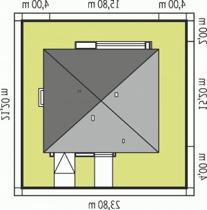 Usytuowanie budynku Florenc II G1 w wersji lustrzanej