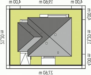 Usytuowanie budynku Florenc III G1 w wersji lustrzanej