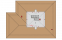 Projekt domu parterowego Flori III G1 - poddasze