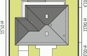 Projekt domu parterowego Flori III G1 - usytuowanie - wersja lustrzana