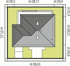 Usytuowanie budynku Flori III G1 w wersji lustrzanej