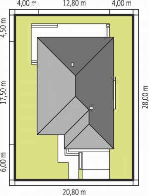 Usytuowanie budynku Glen II G1 Leca® DOM