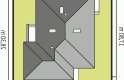 Projekt domu dwurodzinnego Glen III G2 - usytuowanie - wersja lustrzana