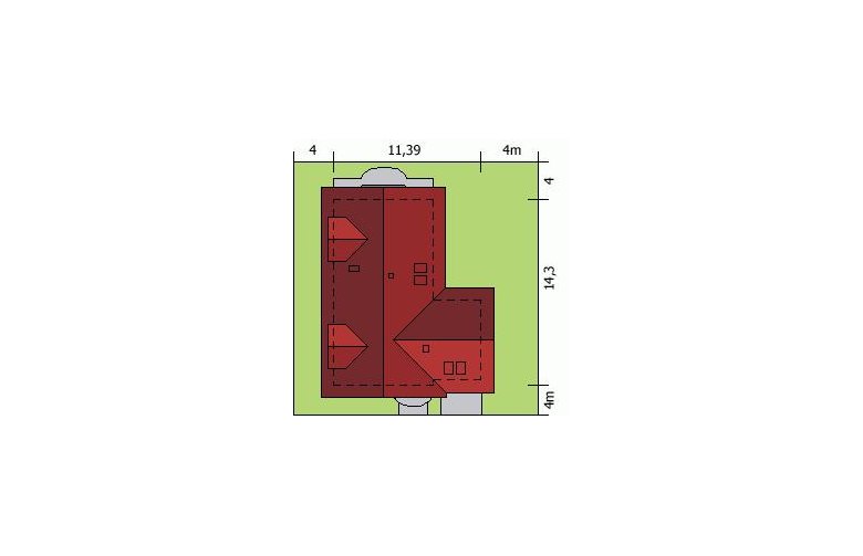 Projekt domu wielorodzinnego Niedźwiedź - Usytuowanie