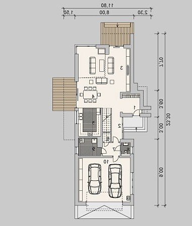 PARTER LK&801 - wersja lustrzana