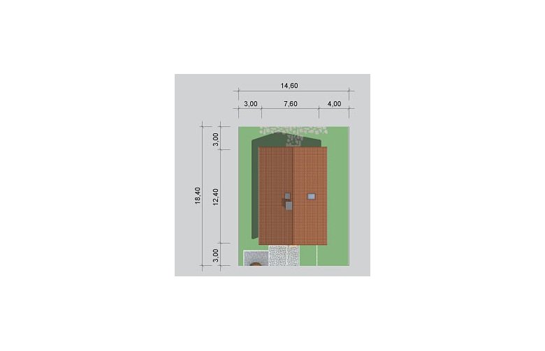 Projekt domu wielorodzinnego LK&823 - Usytuowanie