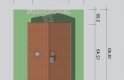 Projekt domu wielorodzinnego LK&823 - usytuowanie - wersja lustrzana