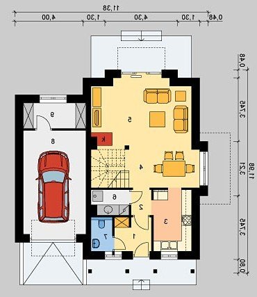 PARTER LK&826 - wersja lustrzana