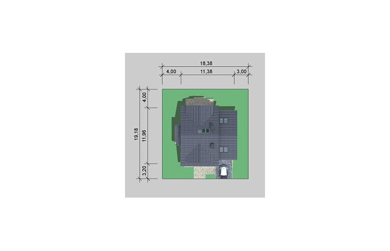 Projekt domu wielorodzinnego LK&826 - Usytuowanie