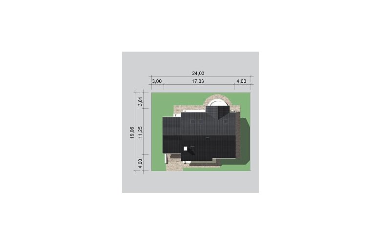 Projekt domu wielorodzinnego LK&838 - Usytuowanie