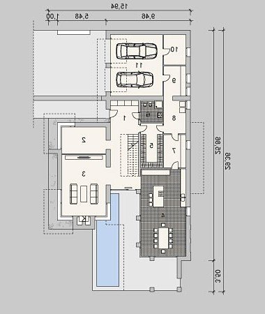 PARTER LK&845 - wersja lustrzana