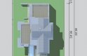 Projekt domu z poddaszem LK&845 - usytuowanie - wersja lustrzana