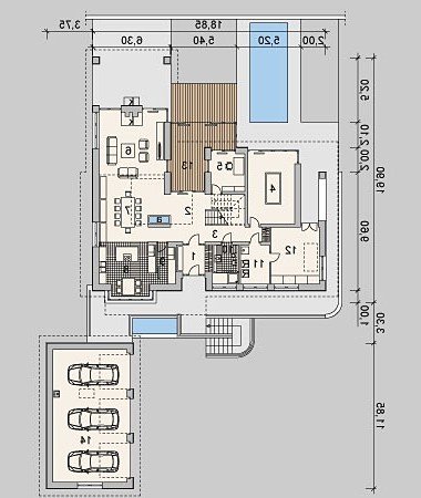 PARTER LK&846 - wersja lustrzana