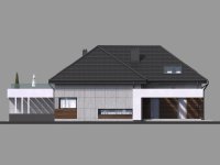 Elewacja projektu Homekoncept 28 - 1 - wersja lustrzana