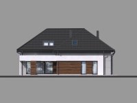 Elewacja projektu Homekoncept 28 - 2 - wersja lustrzana