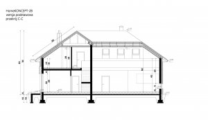 Przekrój projektu Homekoncept 28