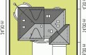 Projekt domu jednorodzinnego Diuna G2 (wole oko) - usytuowanie - wersja lustrzana