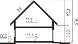 Przekrój projektu Edek G2 w wersji lustrzanej