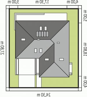 Usytuowanie budynku Alan IV G2 w wersji lustrzanej