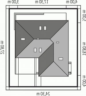 Usytuowanie budynku Alan II G2 w wersji lustrzanej