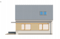 Projekt domu z poddaszem Z211 - elewacja 1