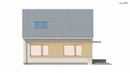 Elewacja projektu Z211 - 1 - wersja lustrzana