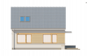 Projekt domu z poddaszem Z211 - elewacja 1