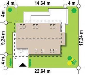 Usytuowanie budynku Z235