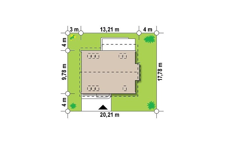 Projekt domu jednorodzinnego Z237 - Usytuowanie