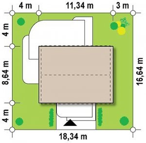 Usytuowanie budynku Z252