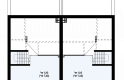 Projekt domu bliźniaczego Zb8 - strych