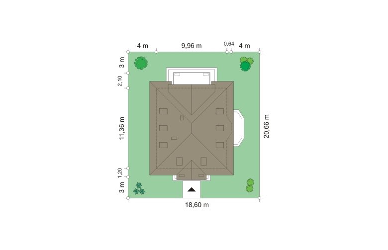 Projekt domu wielorodzinnego Figiel (257) - Usytuowanie