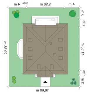 Usytuowanie budynku Figiel (257) w wersji lustrzanej