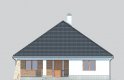 Projekt domu dwurodzinnego LK&876 - elewacja 1
