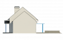 Projekt domu z poddaszem Z217 - elewacja 1