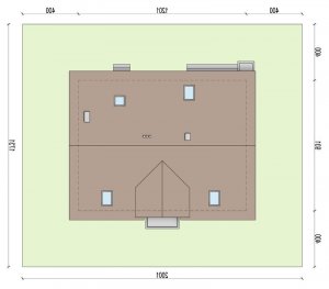 Usytuowanie budynku Kardamon 2 w wersji lustrzanej