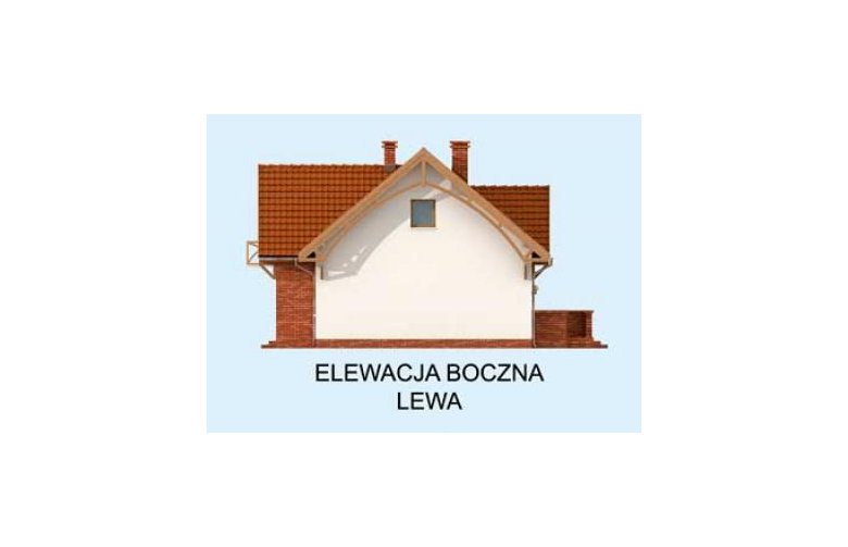 Projekt domu z poddaszem MIRAMAS 2 - elewacja 2