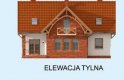 Projekt domu z poddaszem MIRAMAS 2 - elewacja 3