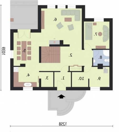 RZUT PRZYZIEMIA MIRAMAS 2 - wersja lustrzana