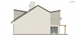 Elewacja projektu Zb7 - 2 - wersja lustrzana