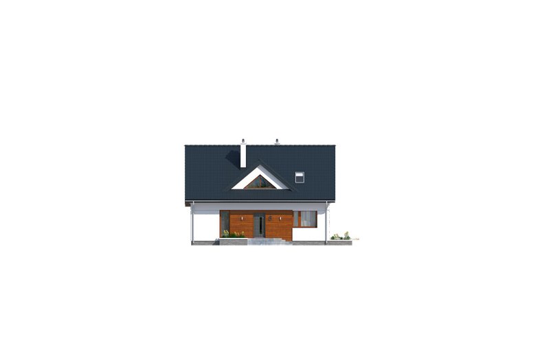 Projekt domu tradycyjnego Ibis - elewacja 1