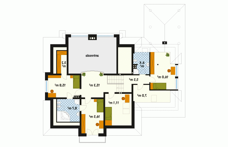 Projekt domu tradycyjnego Artemida - 