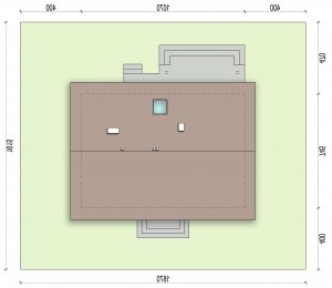 Usytuowanie budynku Migdał w wersji lustrzanej